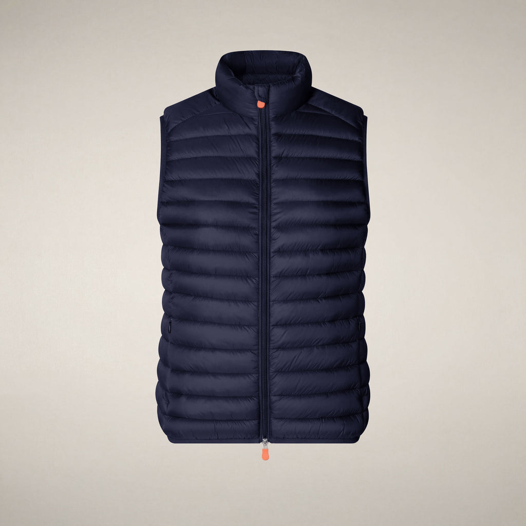 Women's quilted vest Charlotte in navy blue