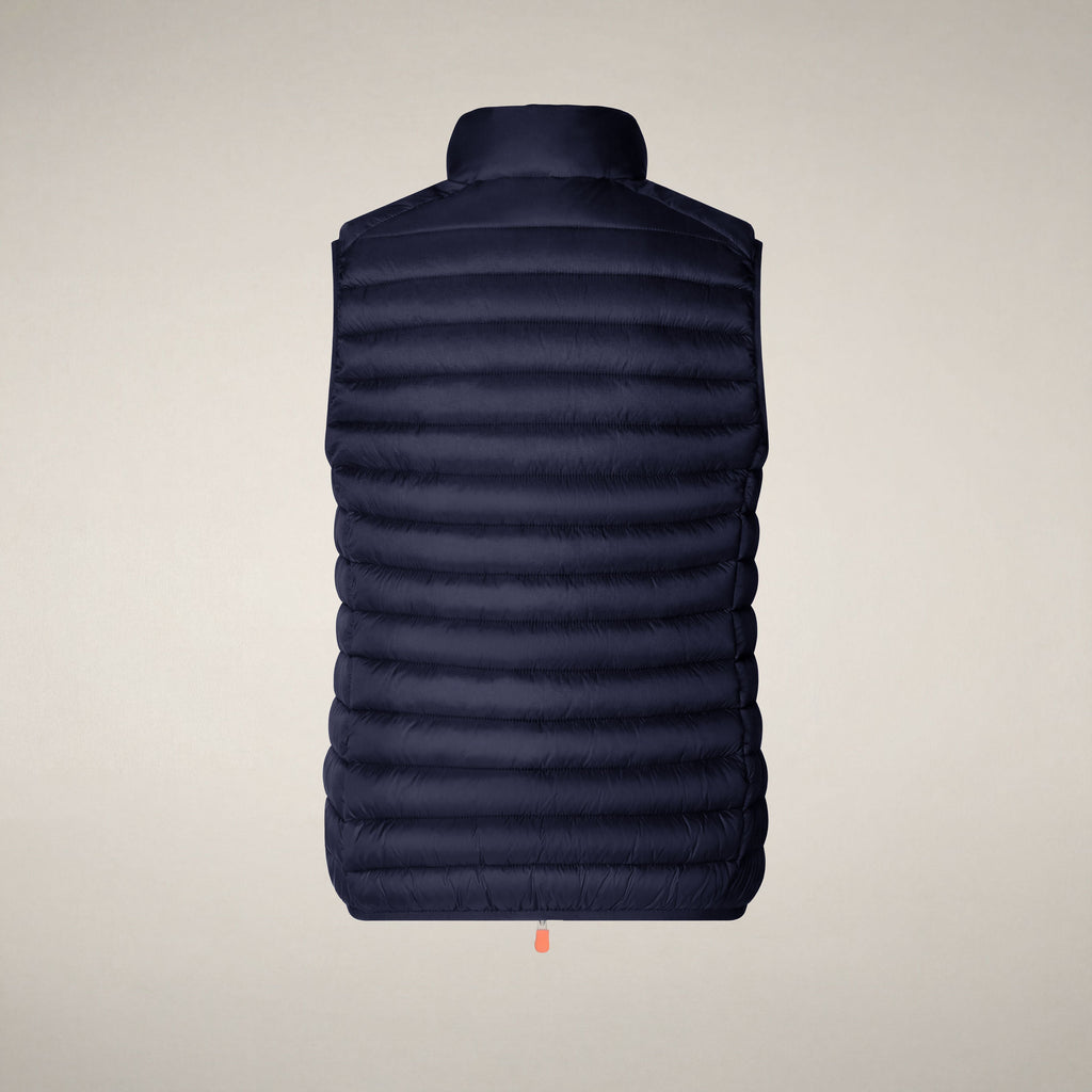Women's quilted vest Charlotte in navy blue