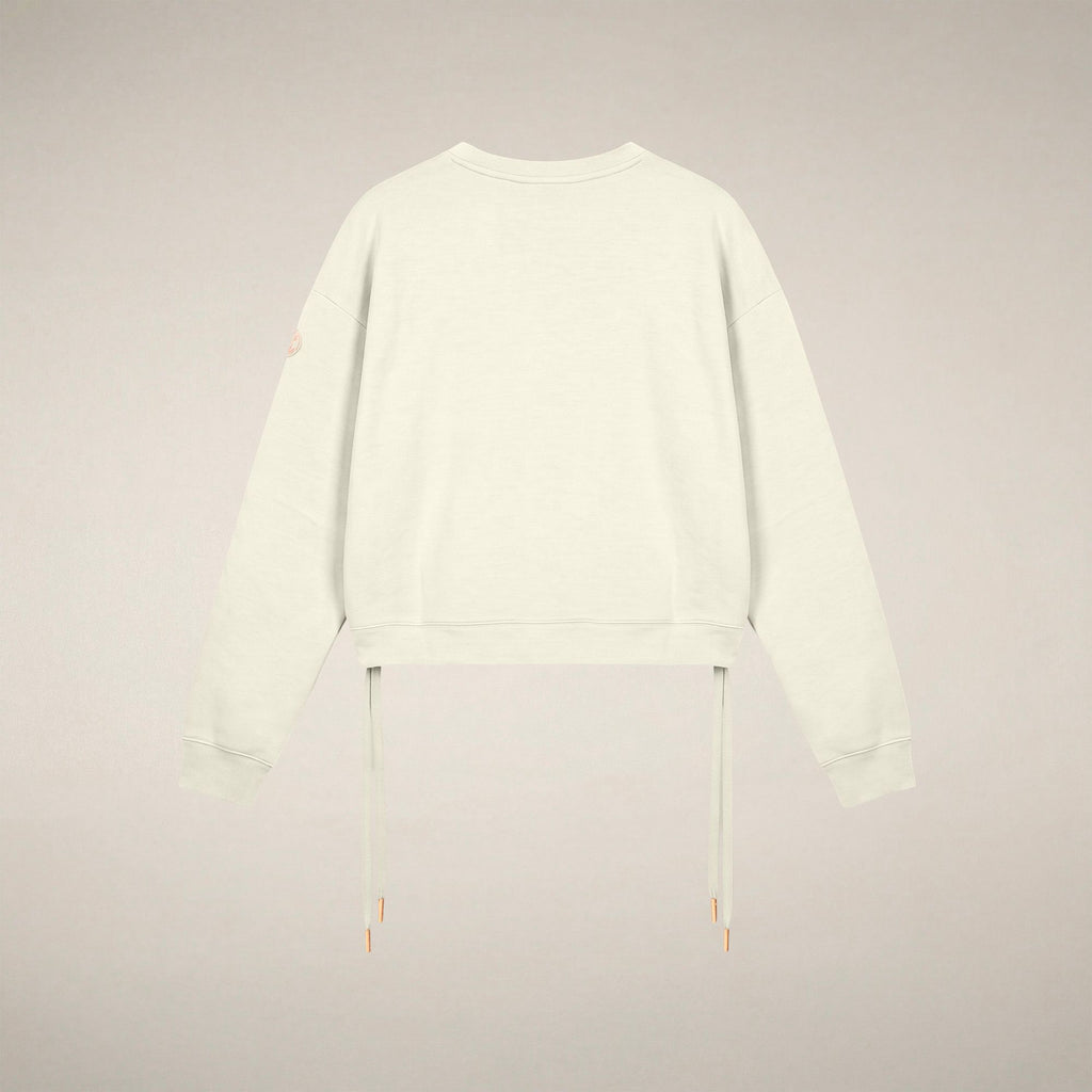 Women's Crewneck Sweatshirt Akemi in Cloud White