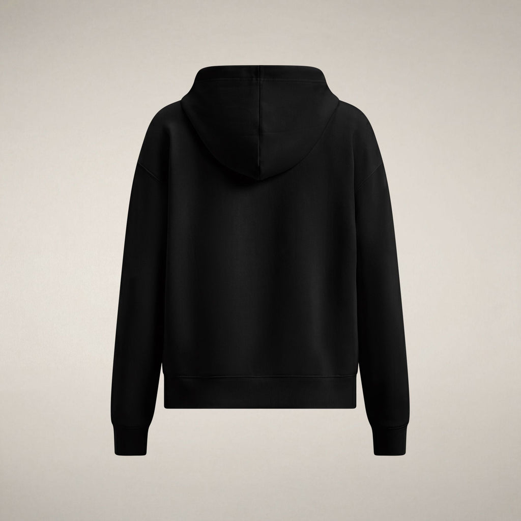Women's Zip-Up Hoodie Kiku in Black