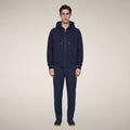 Unisex Scuba Hoodie Syd in Navy Blue