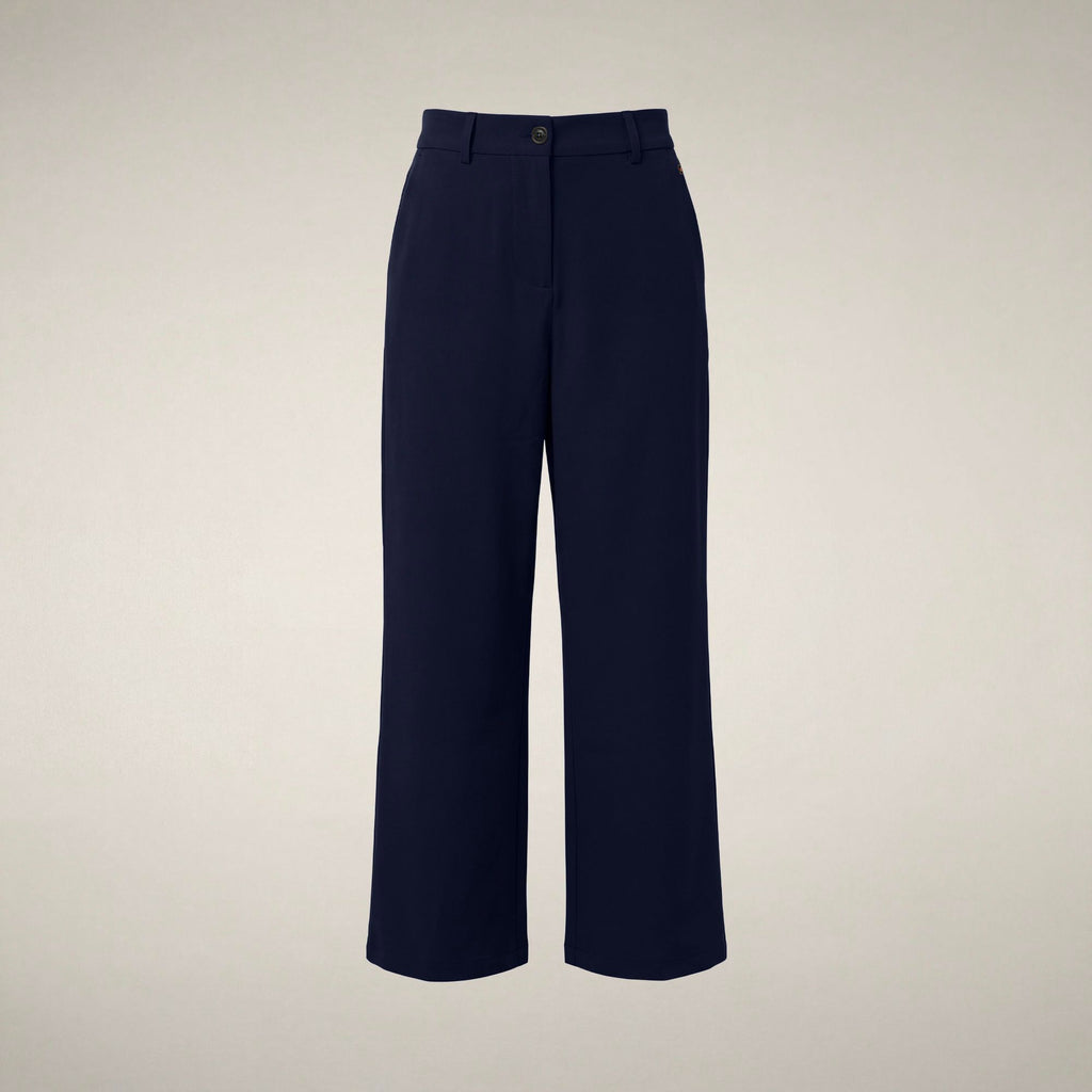 Pantalones chinos Gita para mujer en azul marino