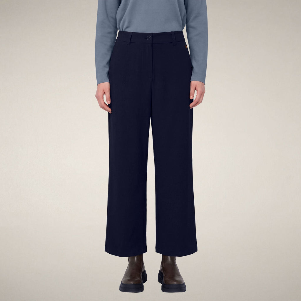 Pantalones chinos Gita para mujer en azul marino