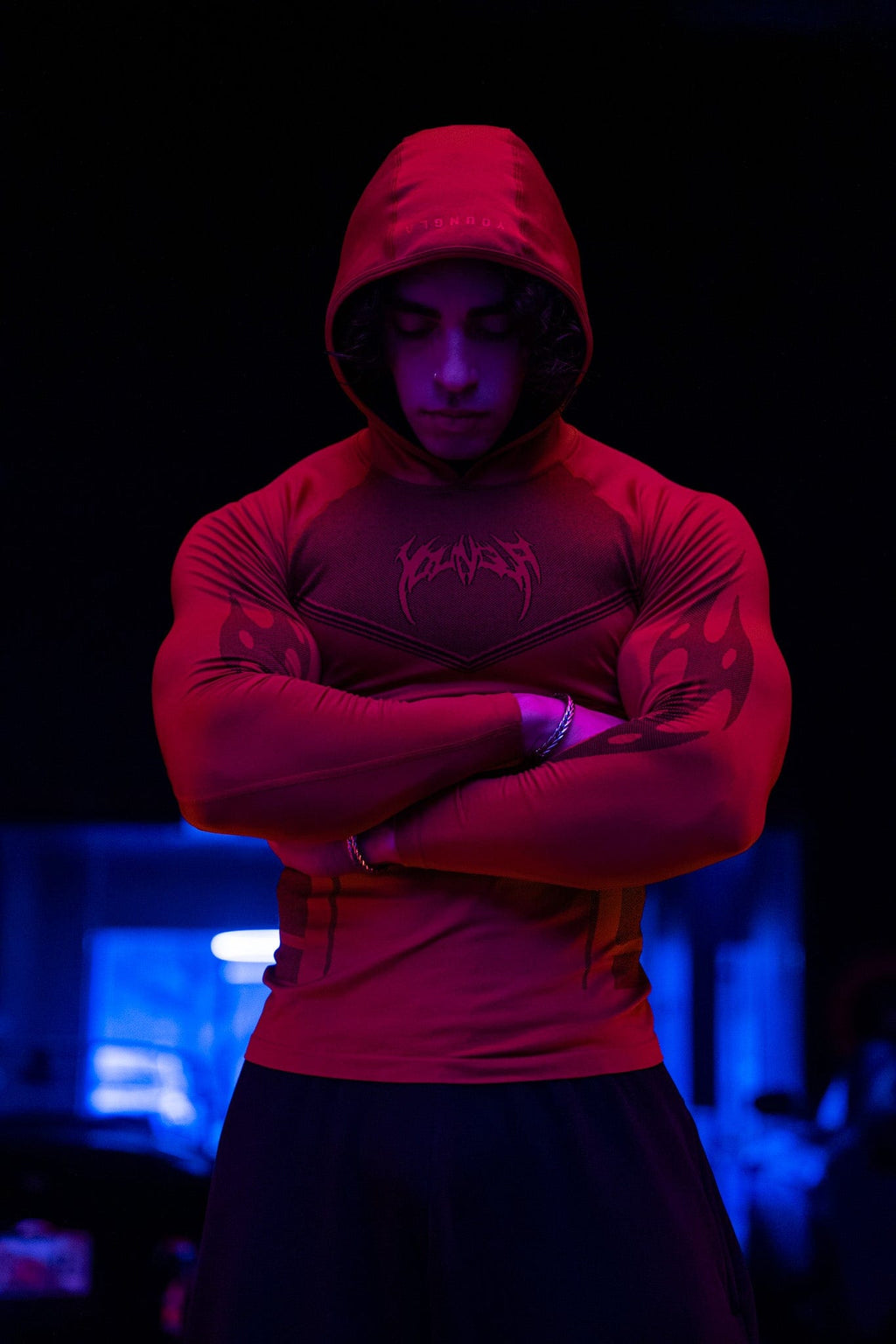 8062 - Sweats à capuche de compression Warrior
