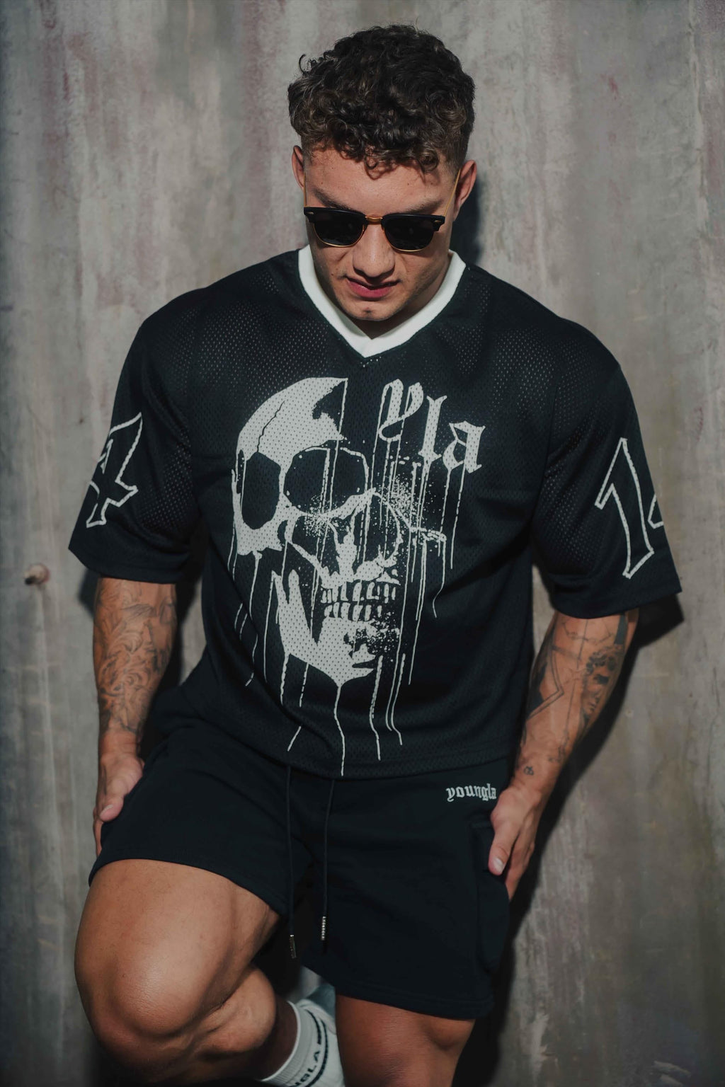 4015 - Maillot Tête de Mort Dégoulinante