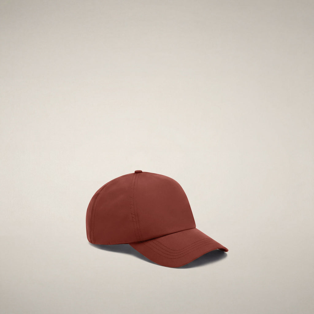 Unisex cap Cleber in Sienna Red