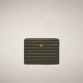 Unisex Quilted Laptop Holder Vesta in Snake Green