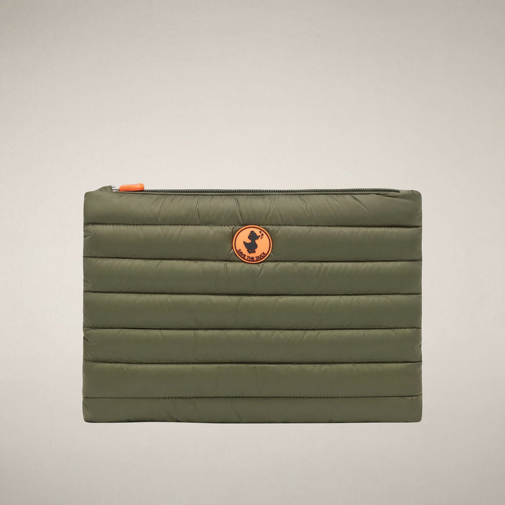 Unisex Quilted Pouch Shaula in Dusty Olive