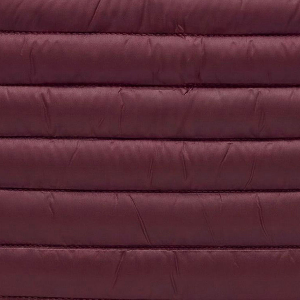 Unisex Quilted Pouch Shaula in Burgundy Black