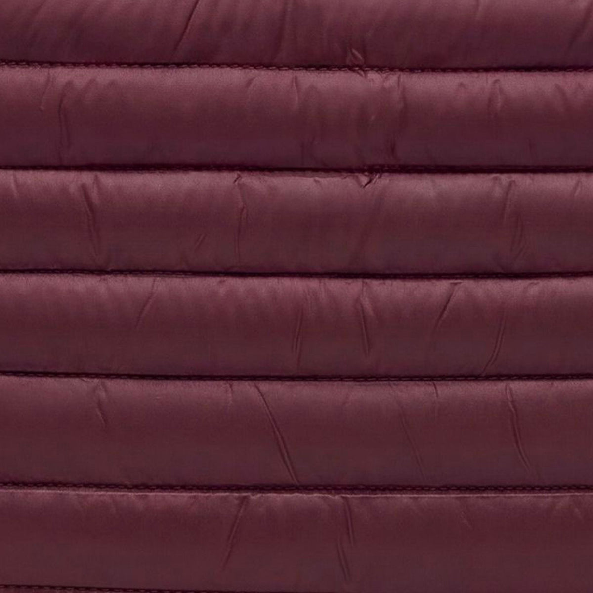 Unisex Quilted Pouch Shaula in Burgundy Black