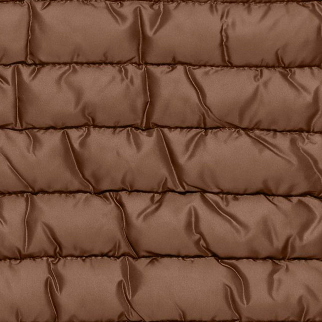 Unisex Quilted Pouch Thalassa in Noisette Brown