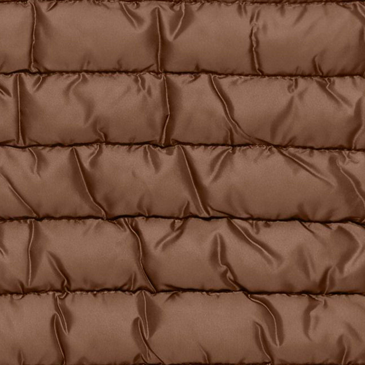 Unisex Quilted Pouch Thalassa in Noisette Brown