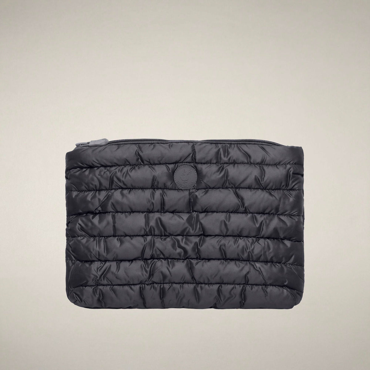 Unisex quilted pouch Thalassa blue black