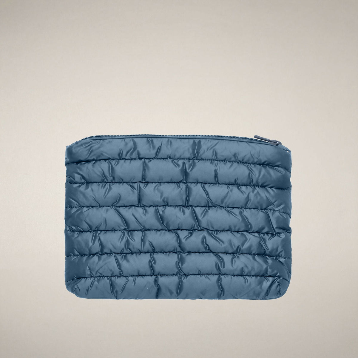 Unisex Quilted Pouch Thalassa in Dolphin Blue