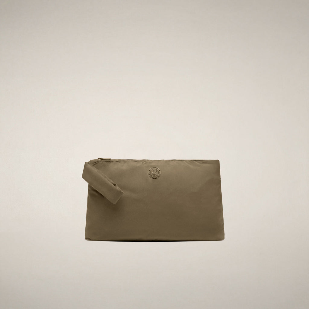 Unisex pouch Remy in Khaki Brown