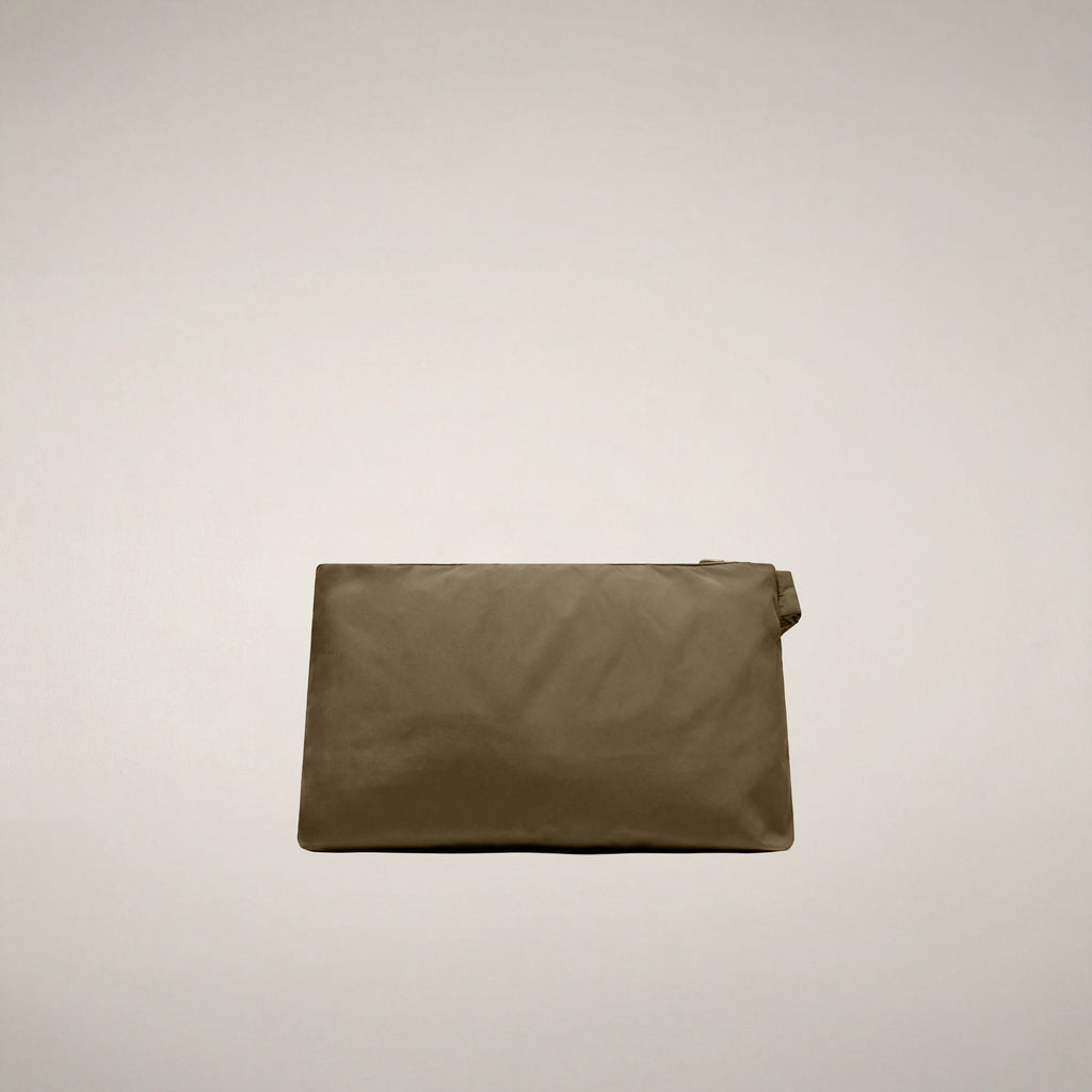 Unisex pouch Remy in Khaki Brown
