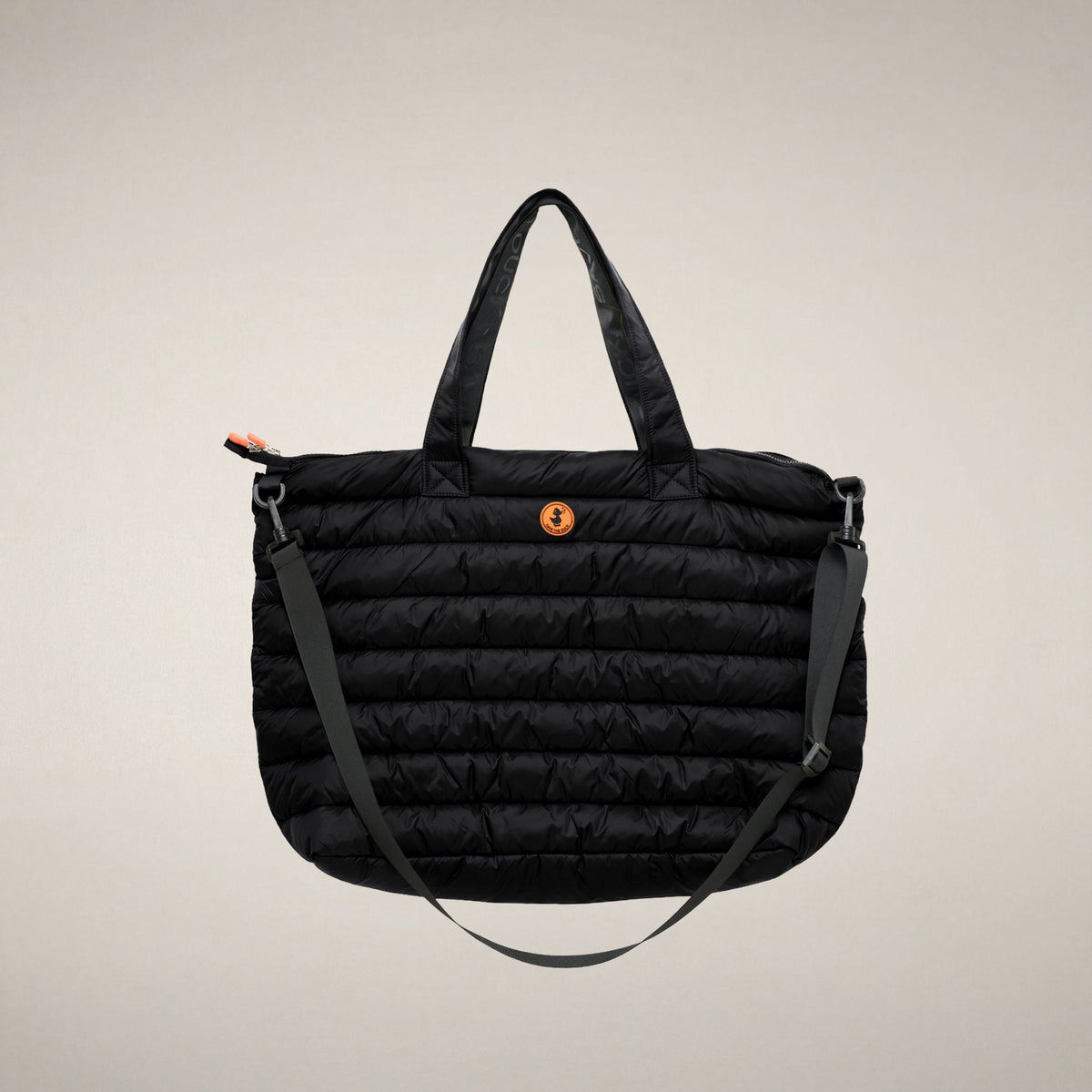Unisex Padded Shopper Bag Angus in Black