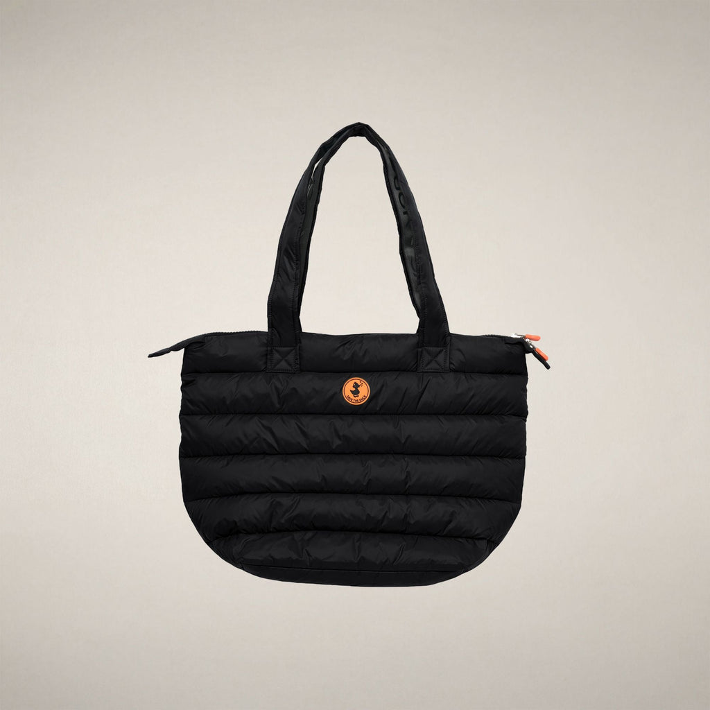 Unisex Padded Shopper Bag Caron in Black