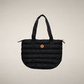 Unisex Padded Shopper Bag Caron in Black