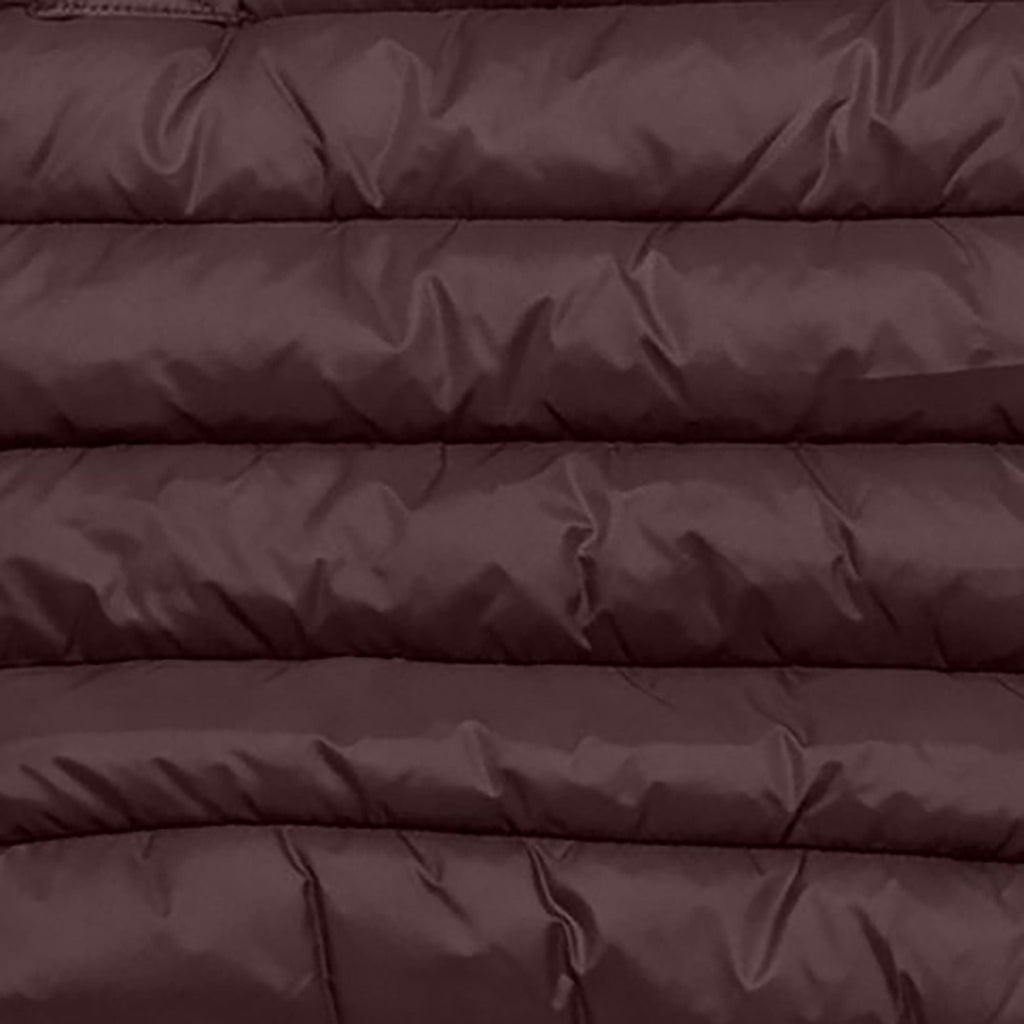 Unisex Padded Shopper Bag Caron in Burgundy Black