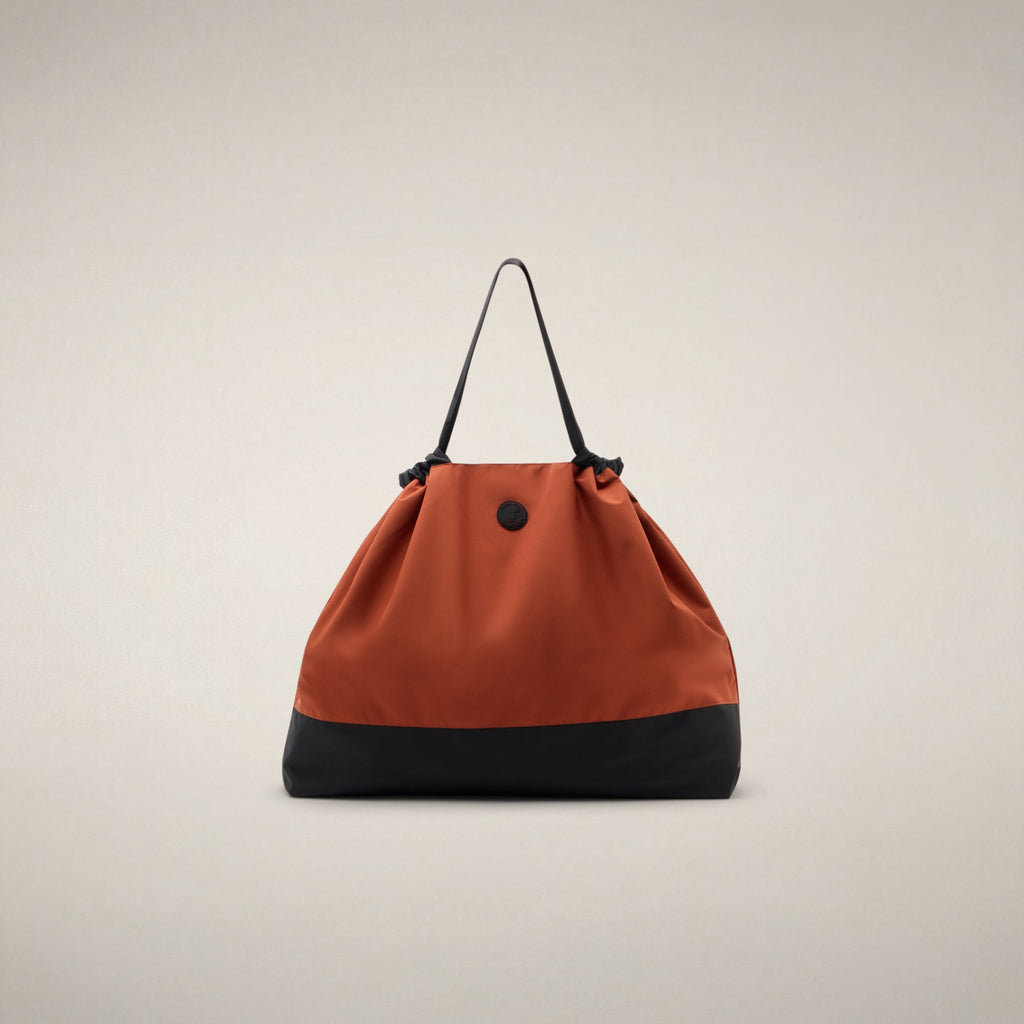 Unisex bag Giah in Siena Red and Black