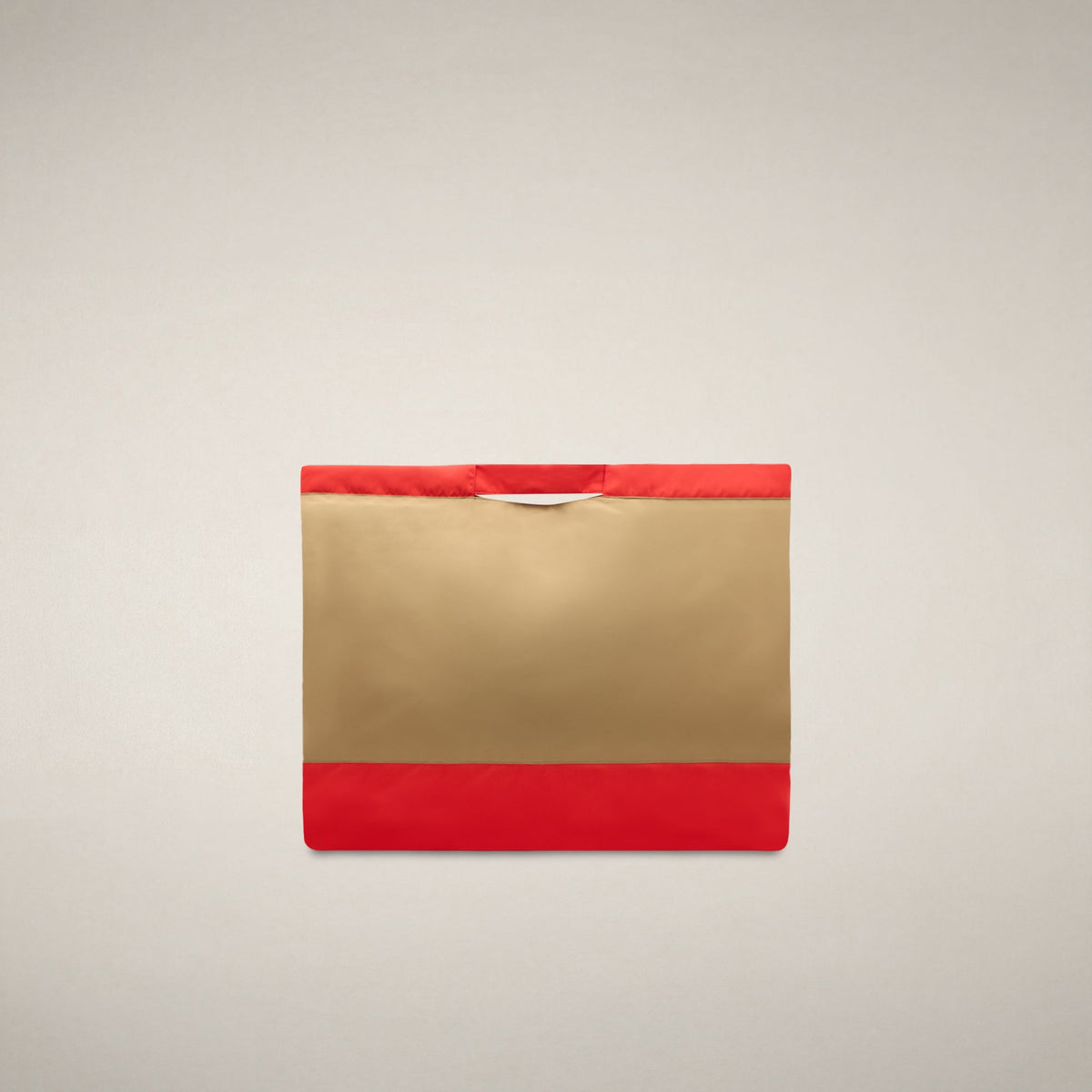 Bolso unisex Giah en marrón caqui y rojo Jack