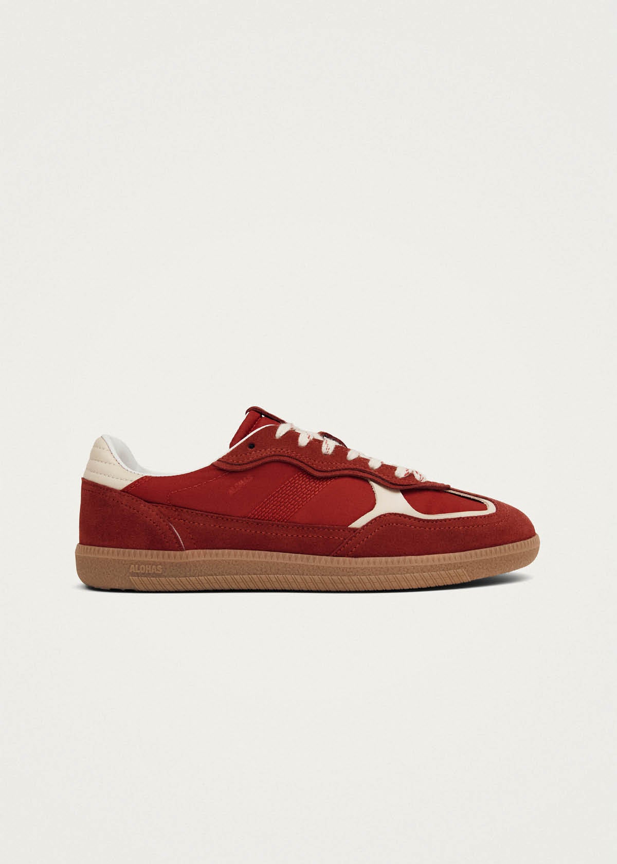 Tb.490 Rife Sheen Rote Leder-Sneaker