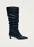 Kalila Stiefel aus schwarzem Leder