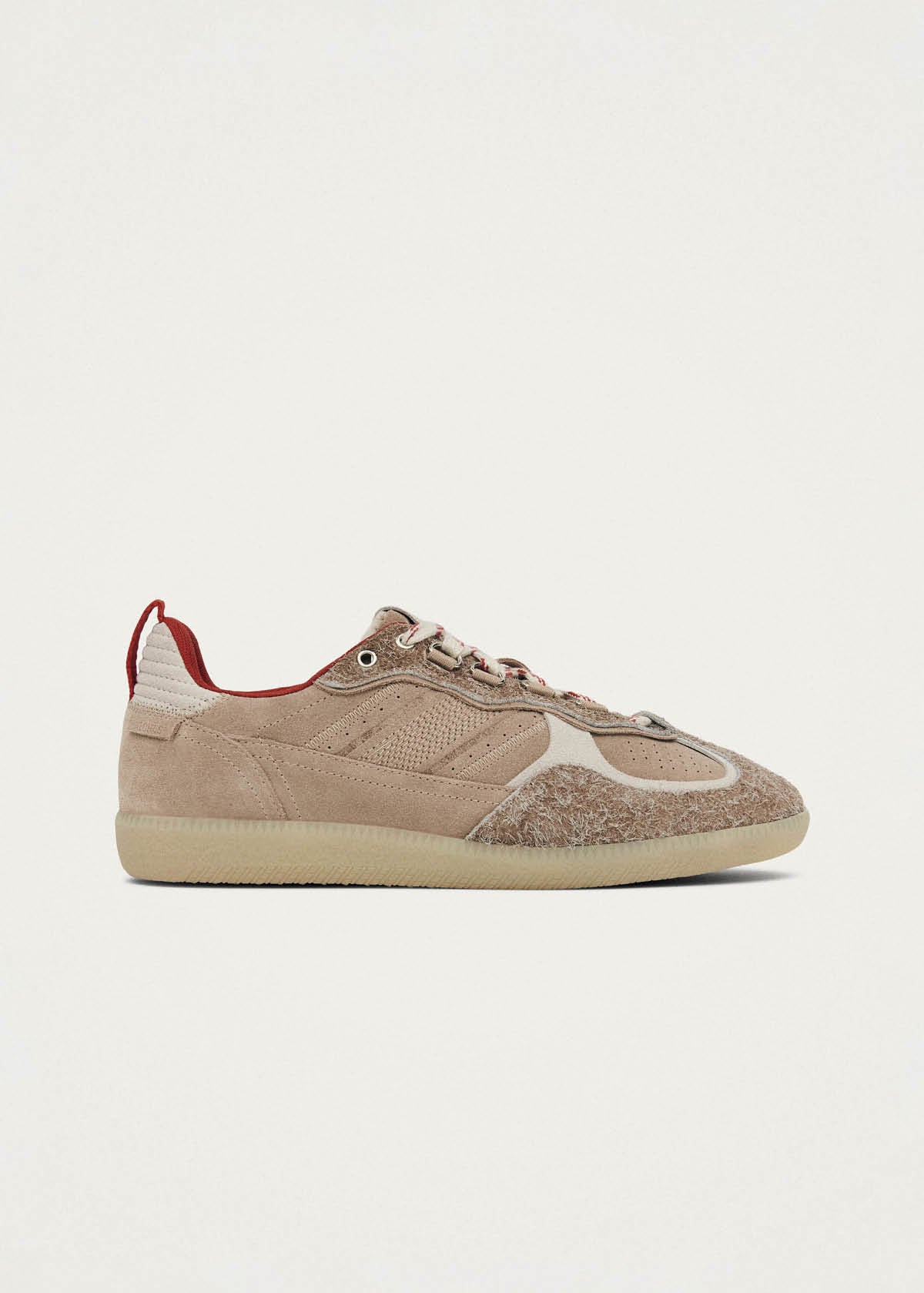 Tb.490 Trek Sneaker aus beigem Leder