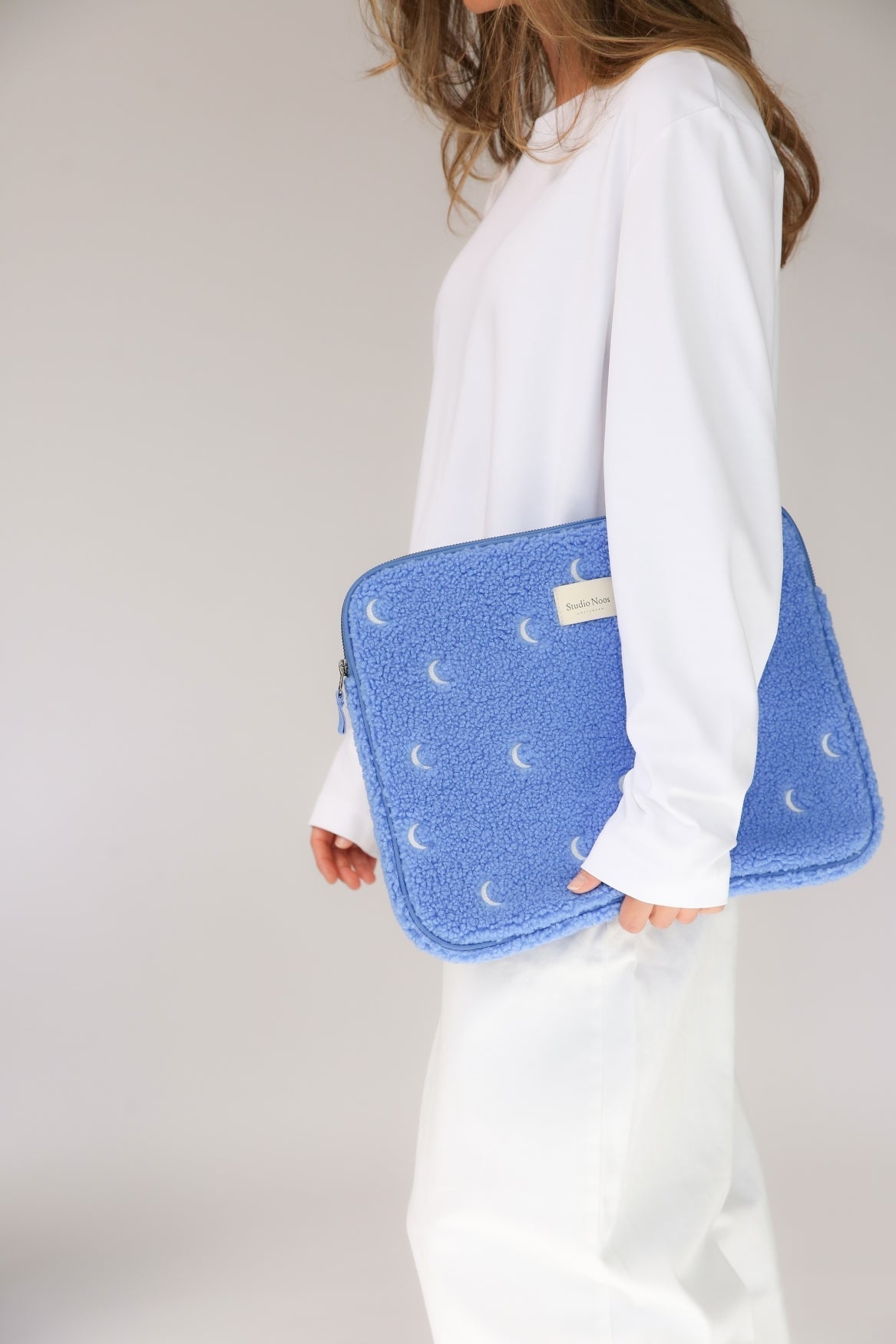 Teddy Laptop Sleeve 15 Inch | Light Blue Moon