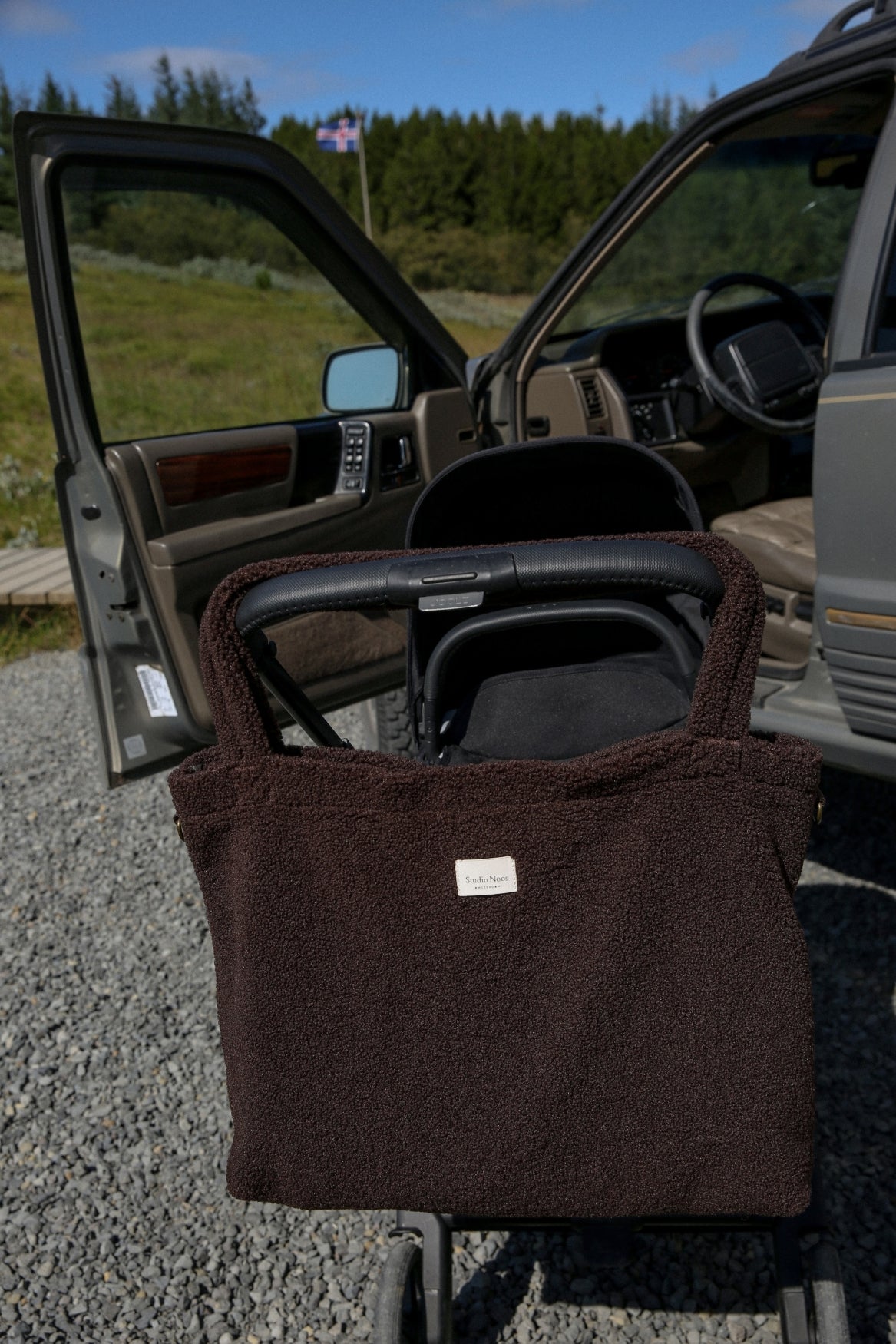 Teddy Diaper Bag | Chocolate