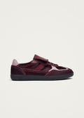 Tb.490 Club Sneaker aus weichem burgunderrotem Leder