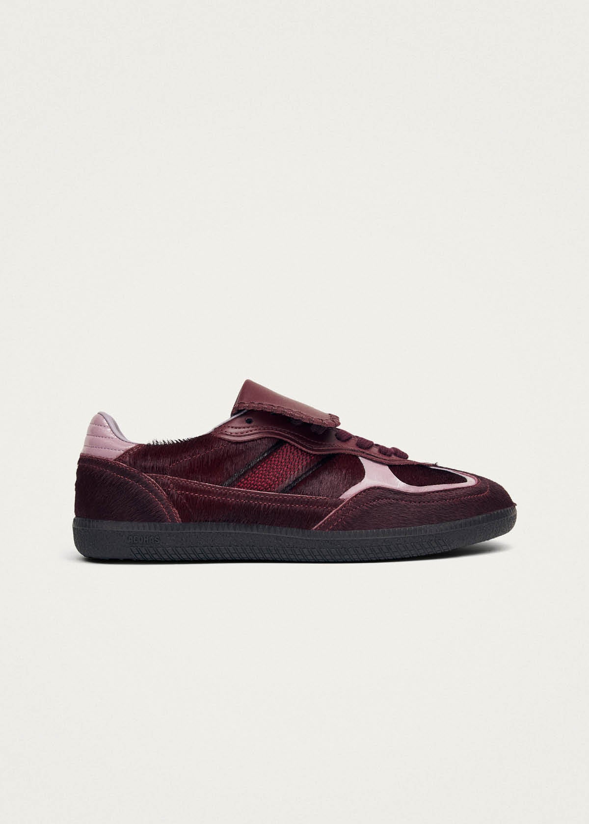 Tb.490 Club Sneaker aus weichem burgunderrotem Leder