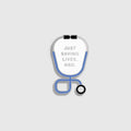 Just Saving Lives Enamel Pin - Ceil Blue