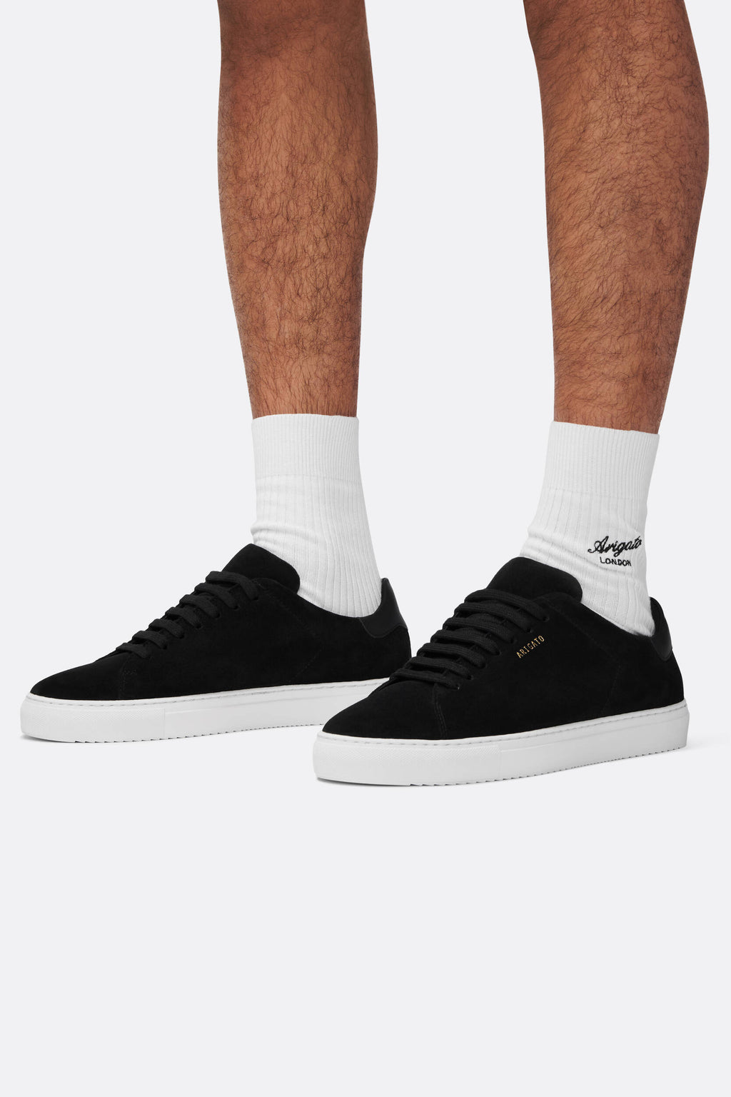 Clean 90 Suede Sneaker - Black/White - image 6