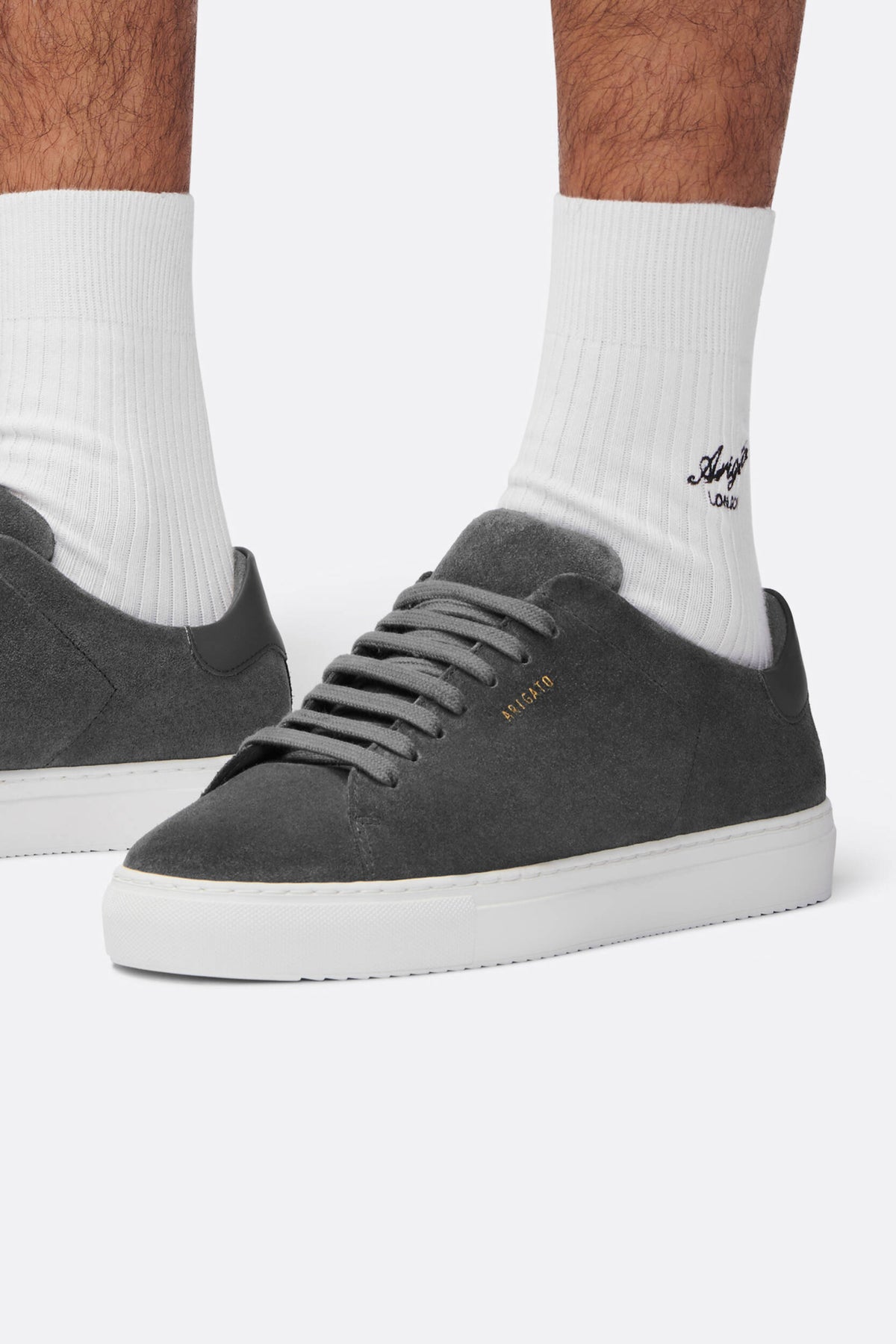 Clean 90 Suede Sneaker - Dark Grey/White - image 6