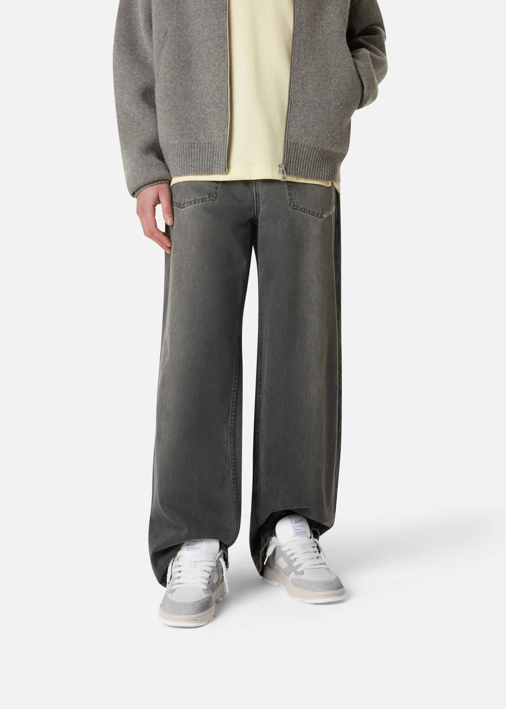 Area Lo Fluffy Sneaker - Grey/White - image 6