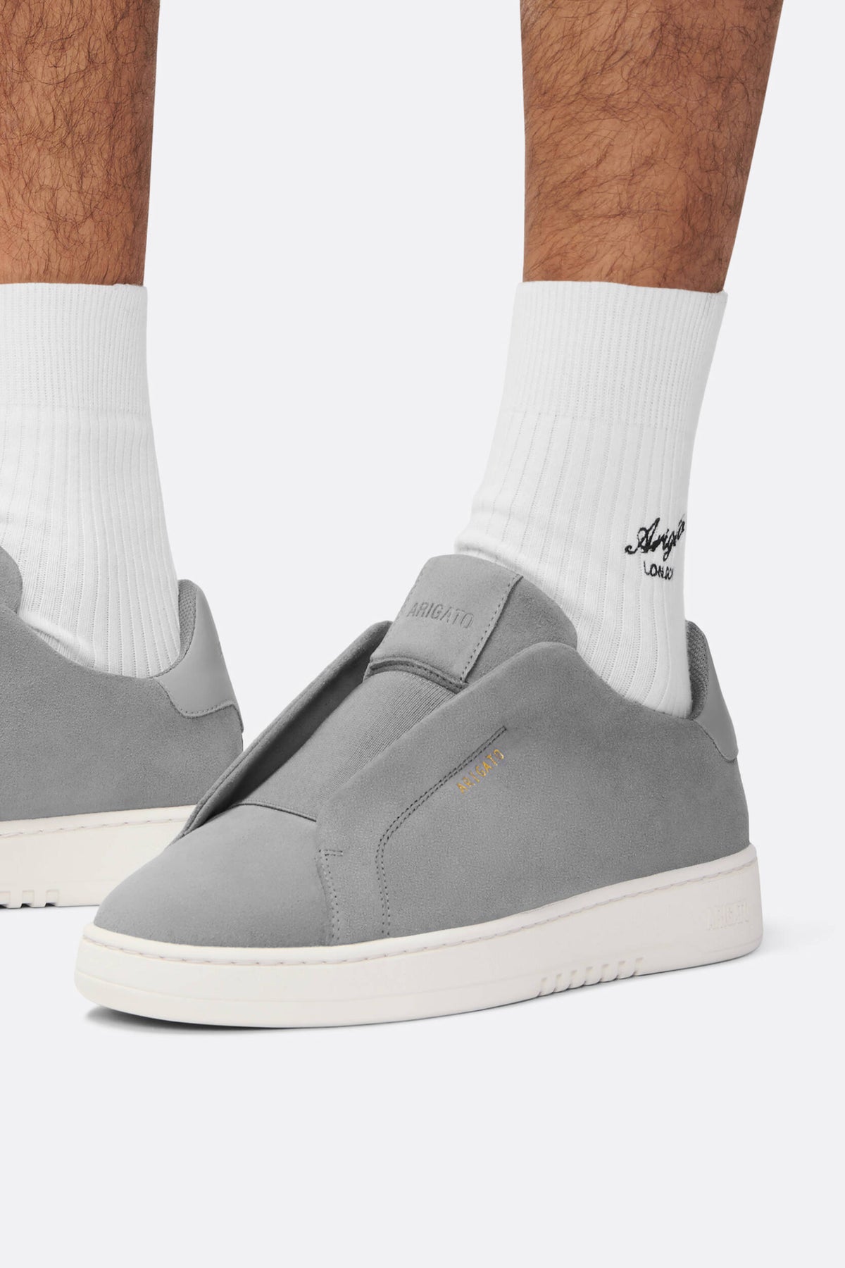Dice Laceless Sneaker - Dark Grey/White - image 6