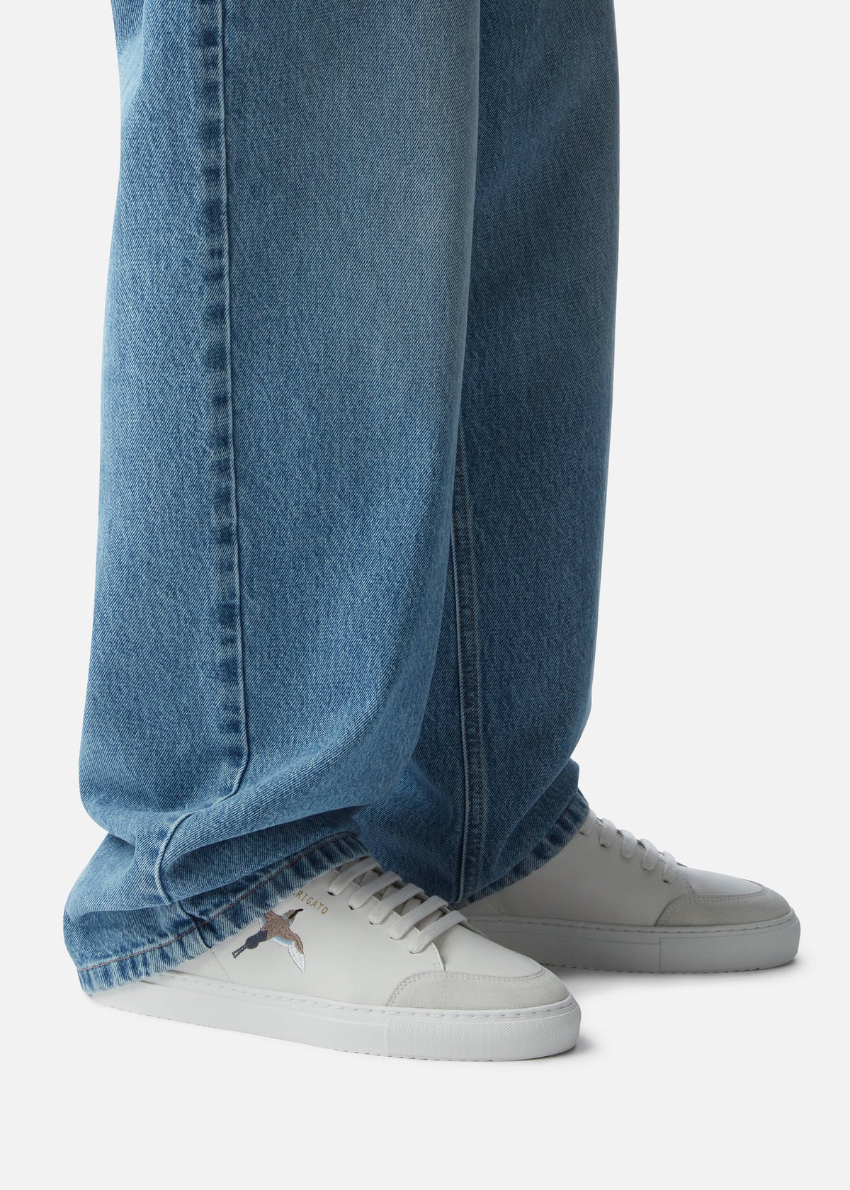Clean 90 B Bird Sneaker - White/Dark Blue - image 6