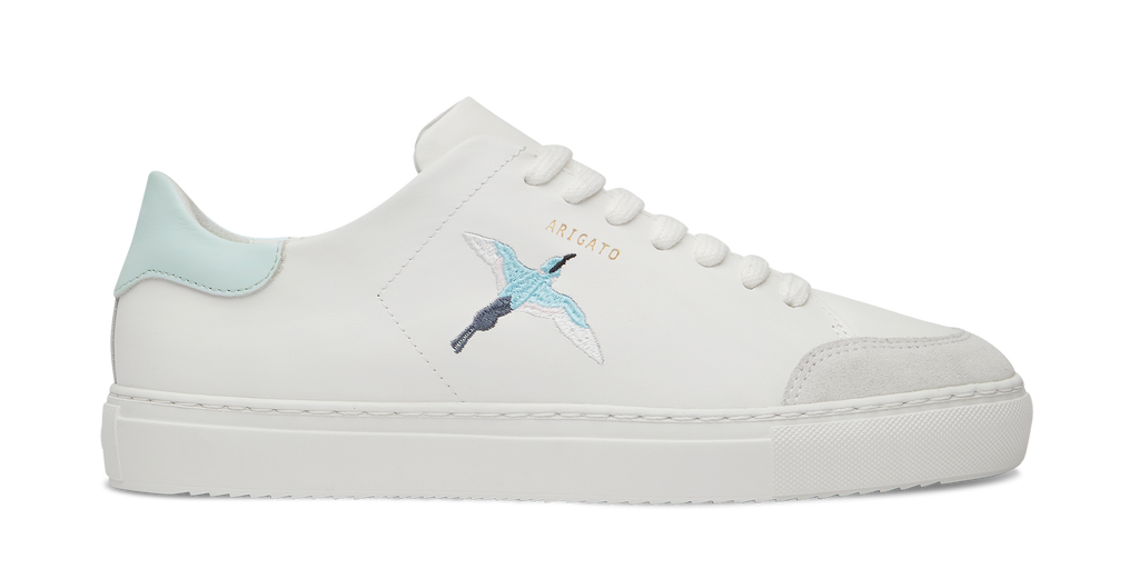 Clean 90 B Bird Sneaker - White/Turquoise - image 1