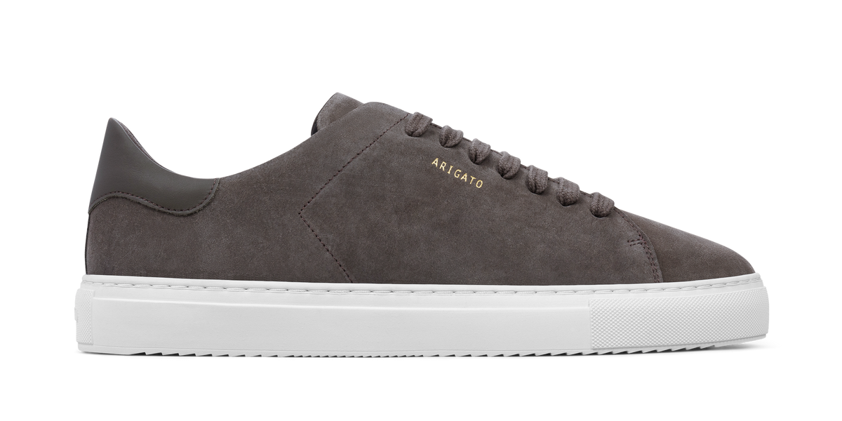 Clean 90 Suede Sneaker - Dark Brown/White - image 1