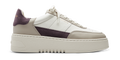 Orbit Vintage Sneaker - Tan/Dark Burgundy - image 1
