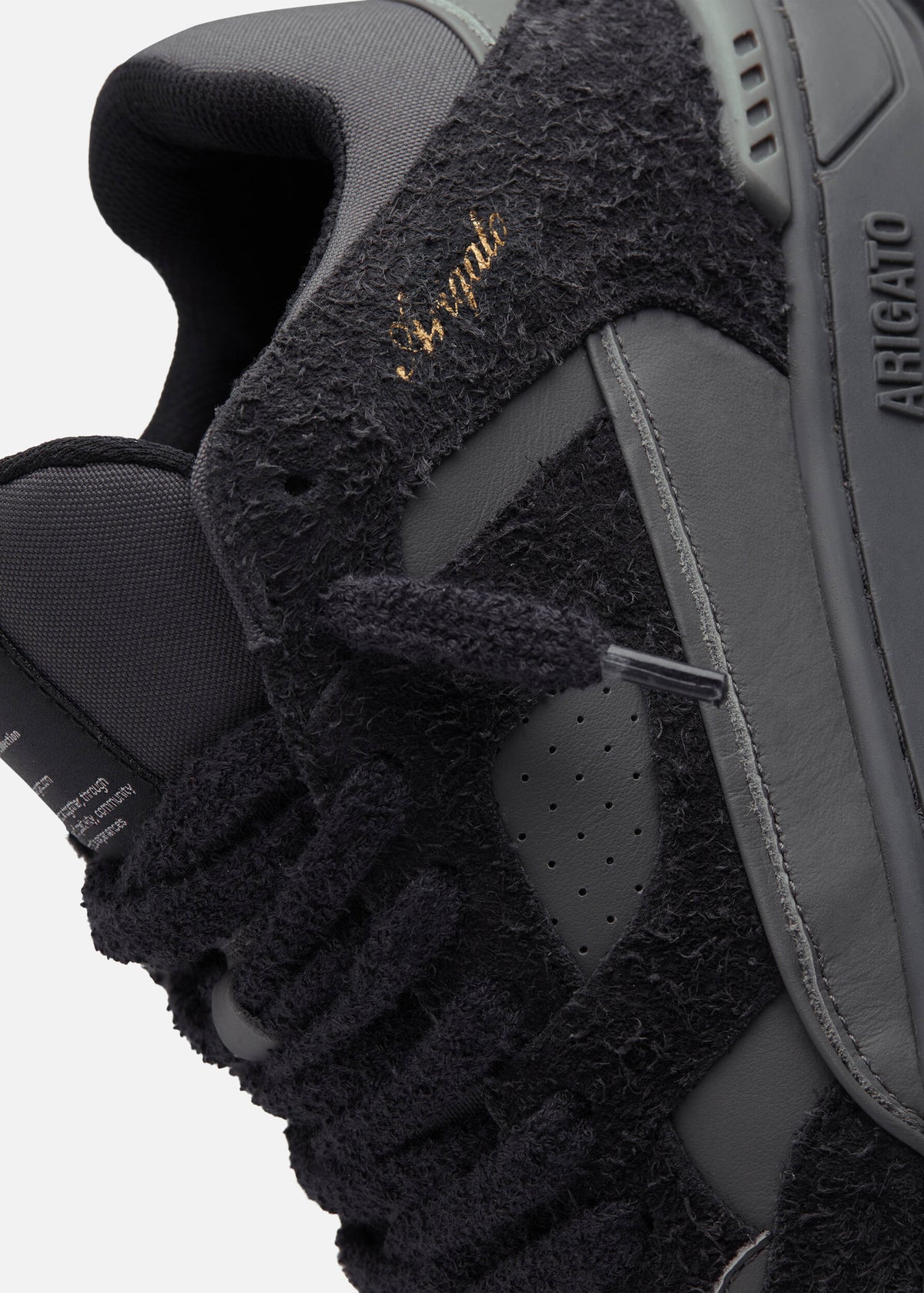 Area Lo Fluffy Sneaker - Black/Off Black - image 5
