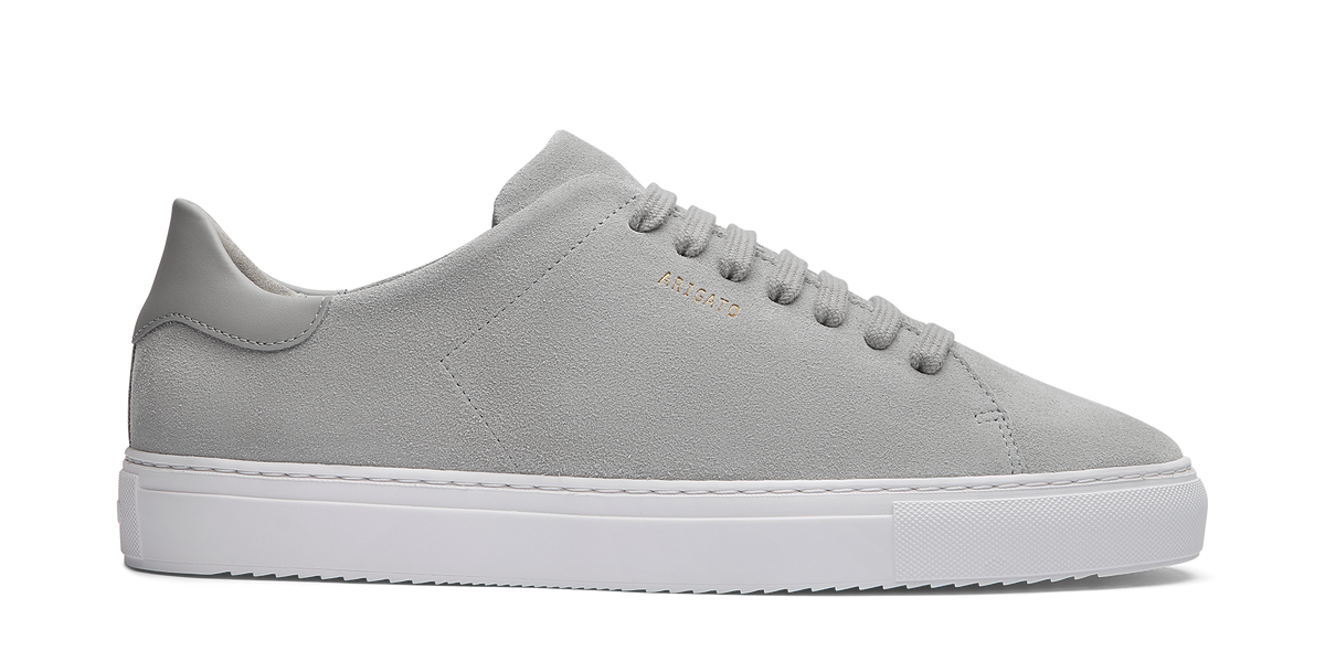 Clean 90 Suede Sneaker - Light Grey/White - image 1