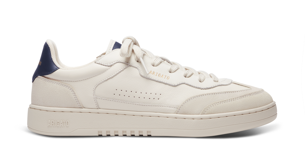 Dice T-Toe Sneaker - Light Beige/Dark Blue - image 1