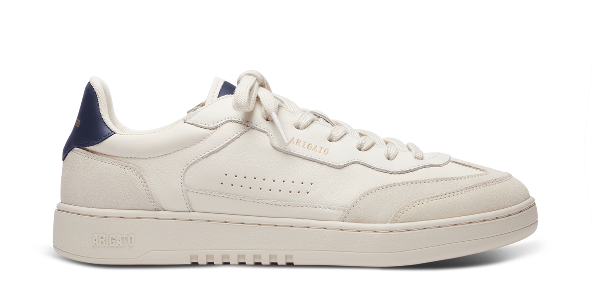 Dice T-Toe Sneaker - Light Beige/Dark Blue - image 1