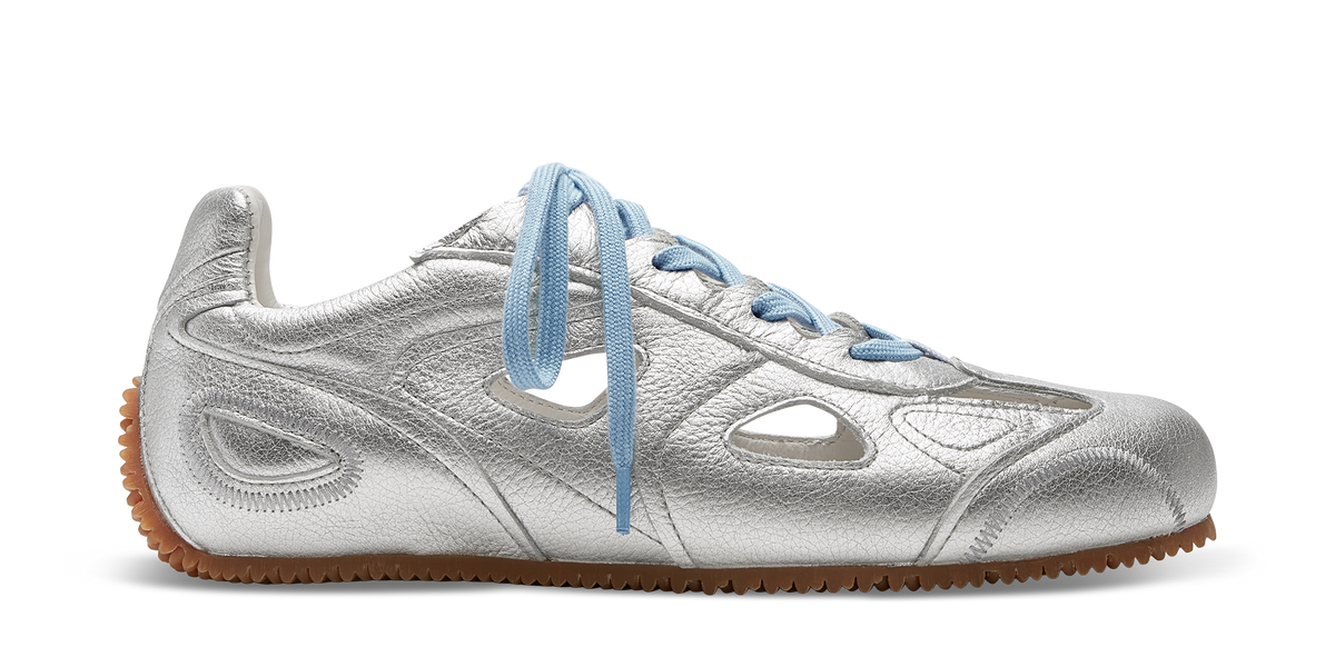 Slow Ballet Sneaker - Silver/Light Blue - image 1