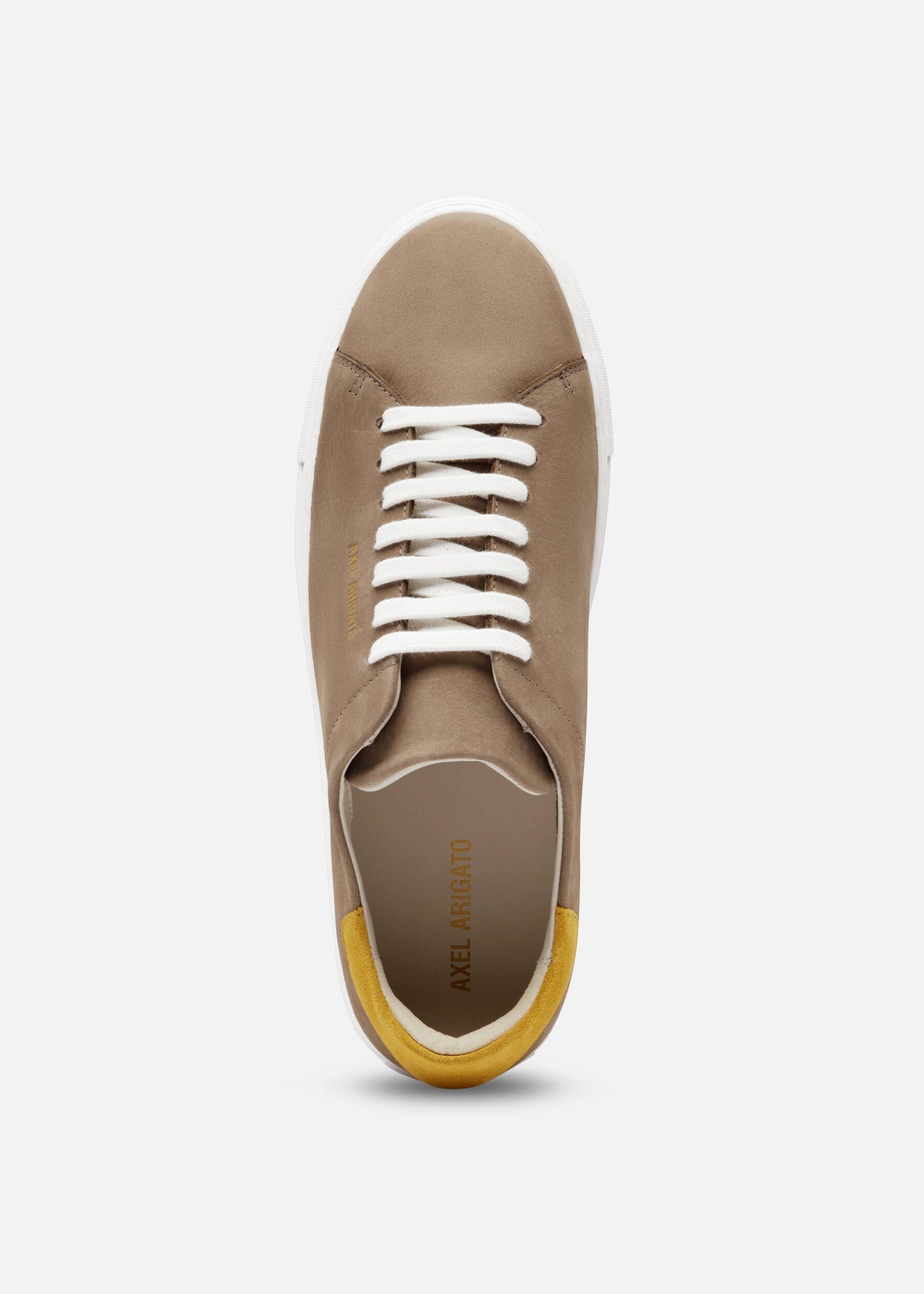 Clean 90 Sneaker - Taupe/Yellow - image 4