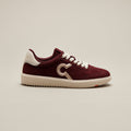 Woman's sneaker Gaia in bordeaux