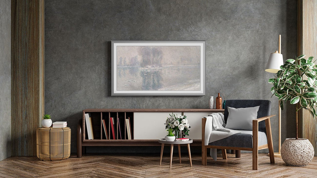 Frame My TV Samsung The Frame  85" Alloy Scoop Frame In Graphite - FRM-AL-SC-GPH-85 - image 3